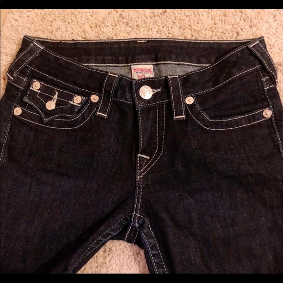 True Religion jeans size 17 Hi-Rise boot cut - Picture 2 of 6
